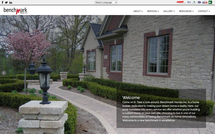 benchmarkhomesforsale.com: website built by Scroll