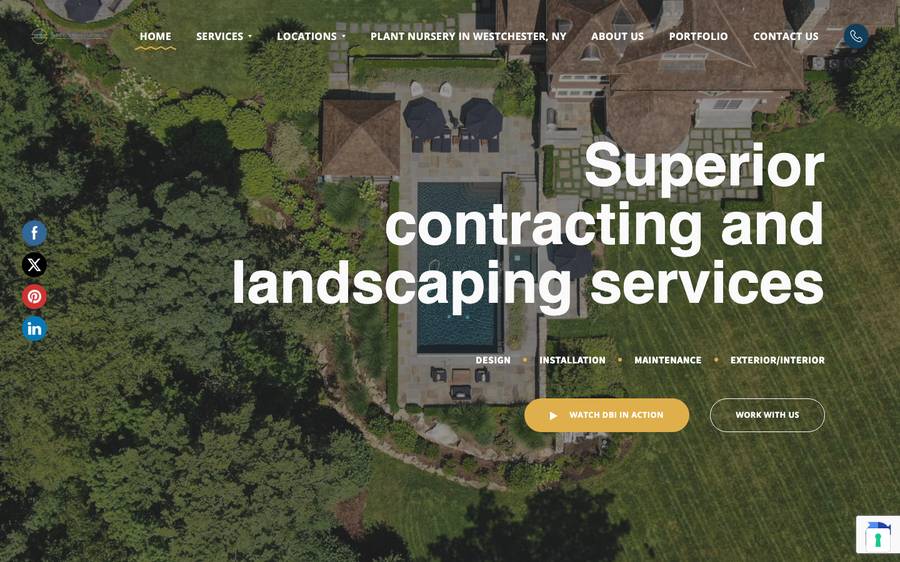 dbilandscapegroup.com: website built by Scroll