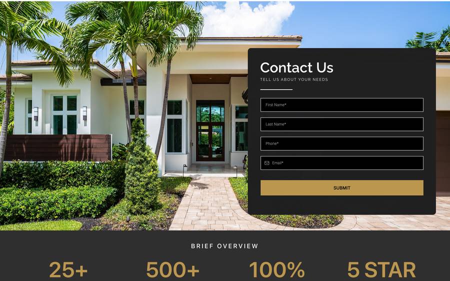 deluxeconstruction.com: website built by Scroll