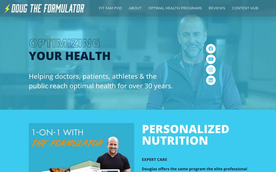 douglasdgrant.com: website built by Scroll