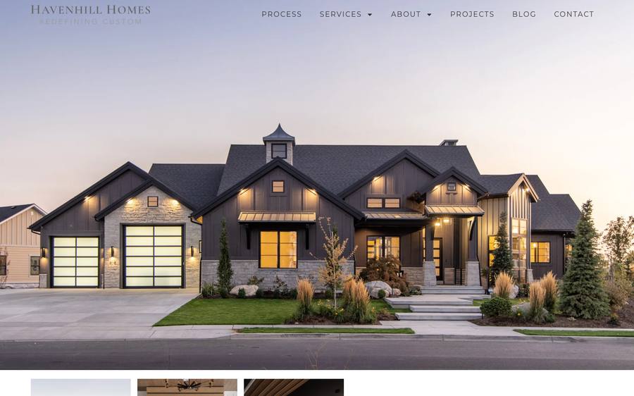 havenhillhomes.com: website built by Scroll