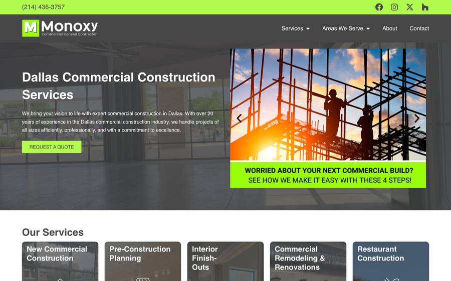 monoxy.com: website built by Scroll