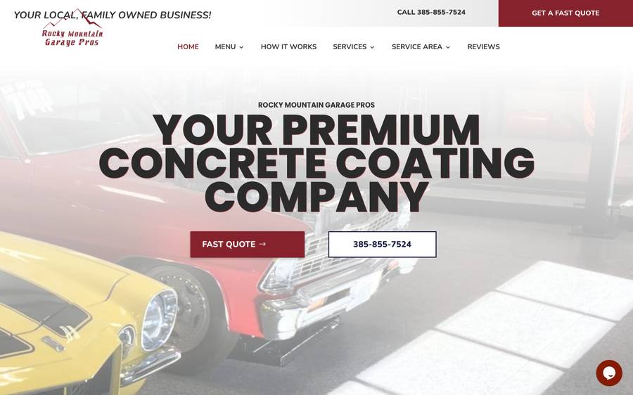 rockymountaingaragepros.com: website built by Scroll