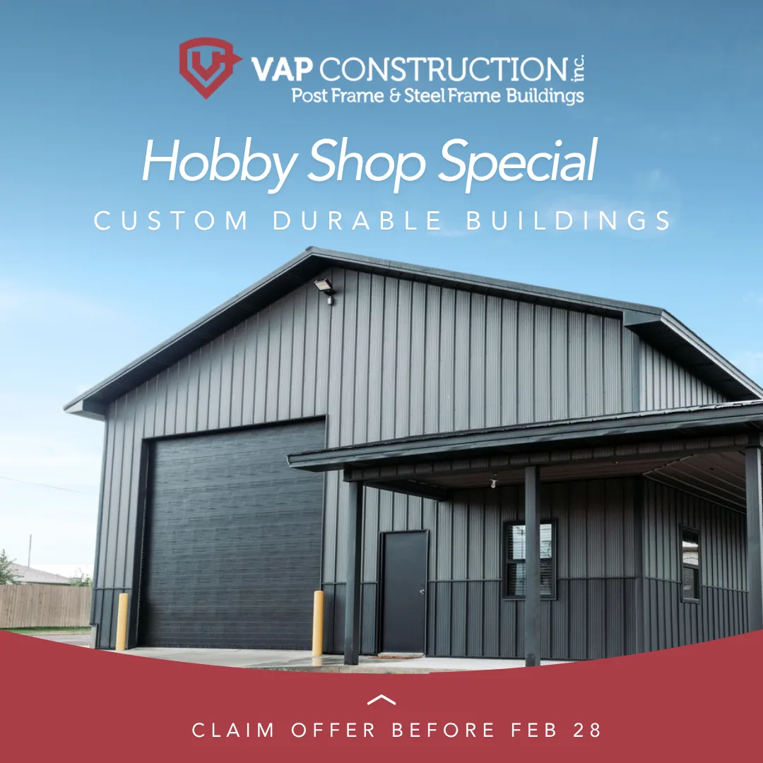 Static ad Scroll produced for VAP Construction